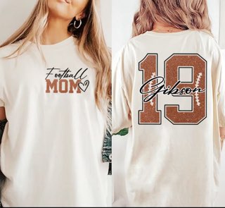 Custom "Football Mom" T-Shirt